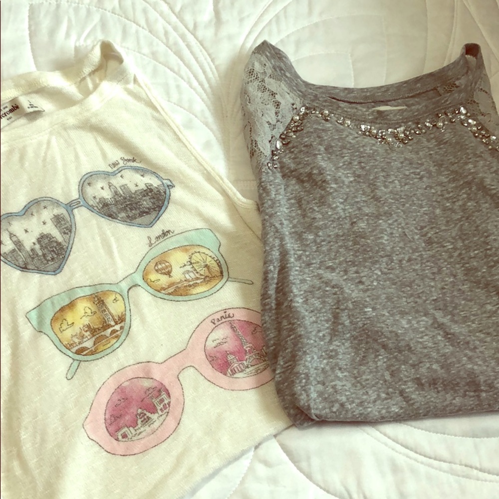 Abercrombie girl shirts 👚 bundle